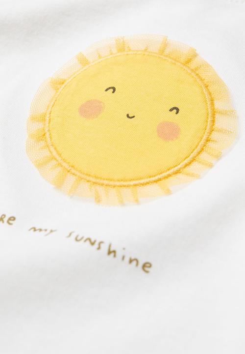 MANGO - Printed T-shirt solet - white