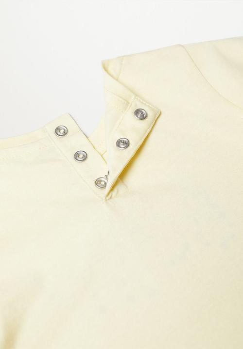 MANGO - T-shirt best - yellow