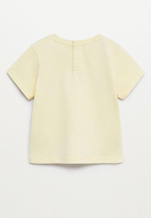 MANGO - T-shirt best - yellow