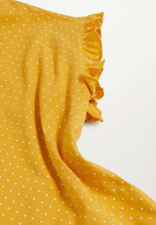 MANGO - Pijama dotti - yellow