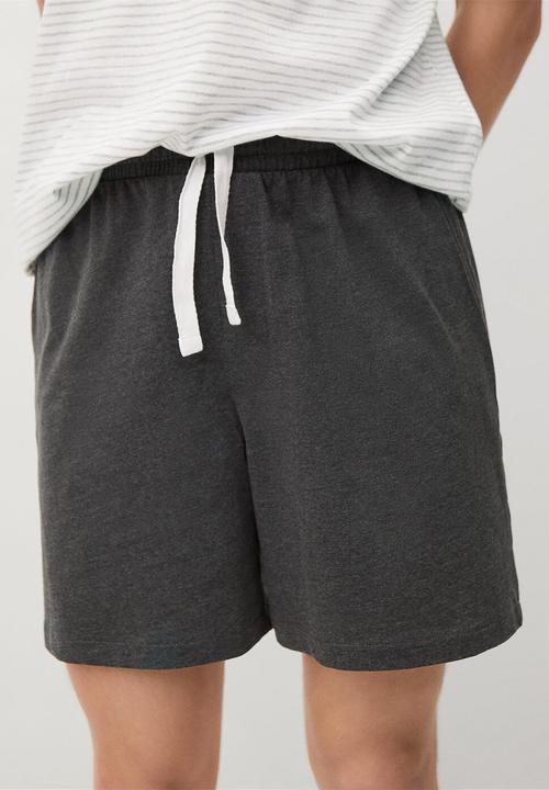 MANGO - Pijama pack james - grey & white 