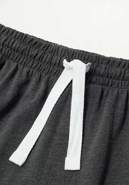 MANGO - Pijama pack james - grey & white 