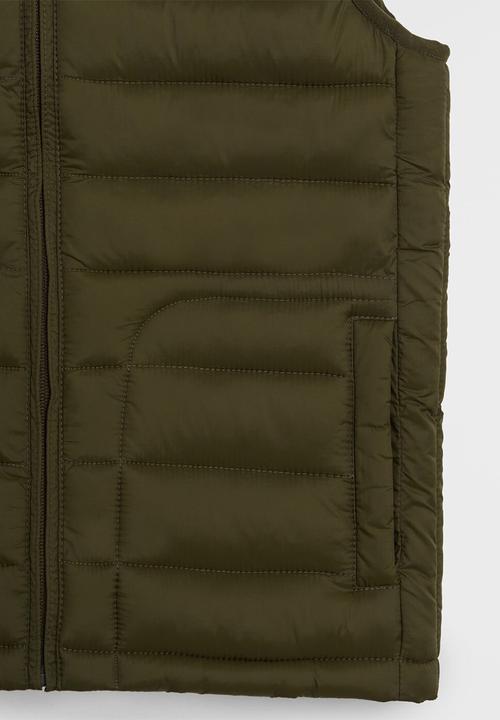 MANGO - Waistcoat alvaro7 - brown