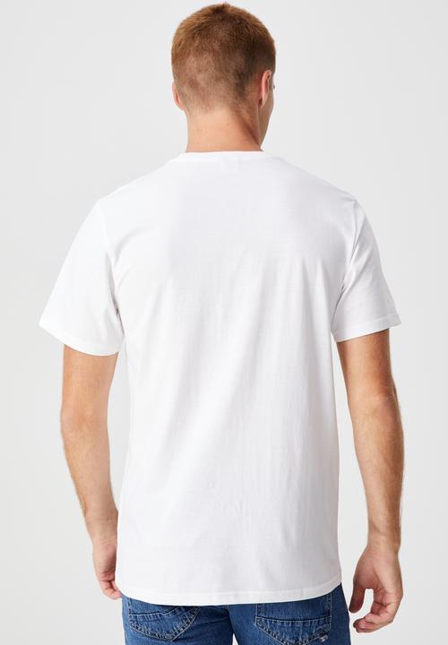 Cotton On - Tbar art t-shirt - white