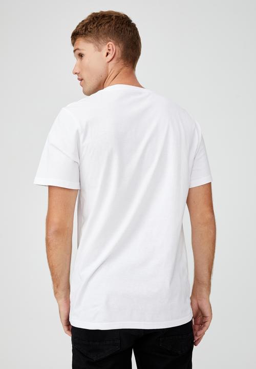 Cotton On - Tbar moto t-shirt - white