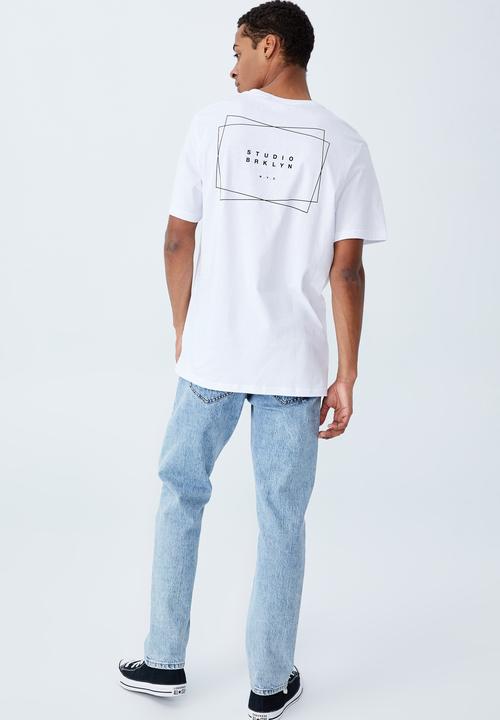 Cotton On - Tbar street t-shirt - white