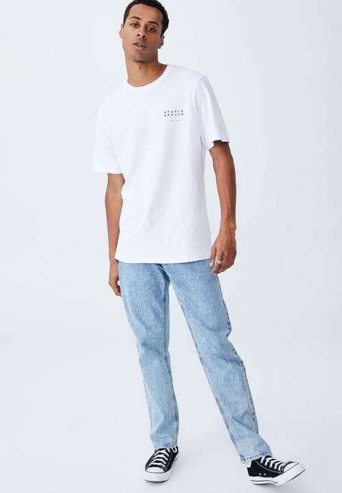 Cotton On - Tbar street t-shirt - white