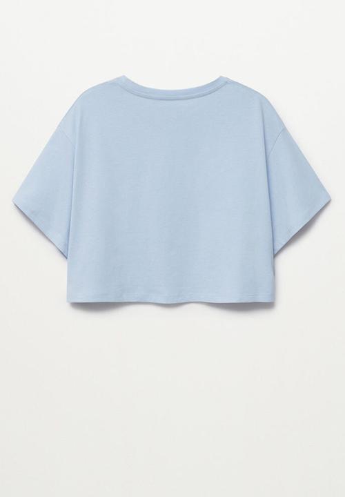 MANGO - Camiseta hero - blue