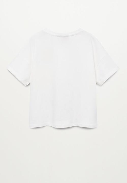 MANGO - Camiseta emilio-i - white