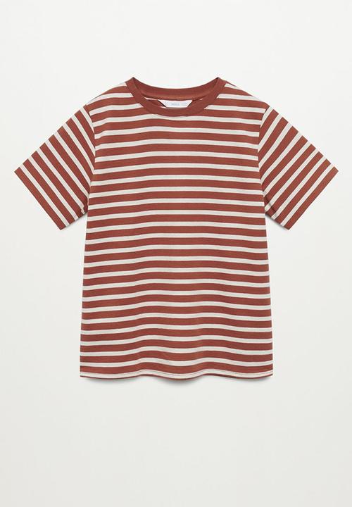 MANGO - T-shirt shaun - rust