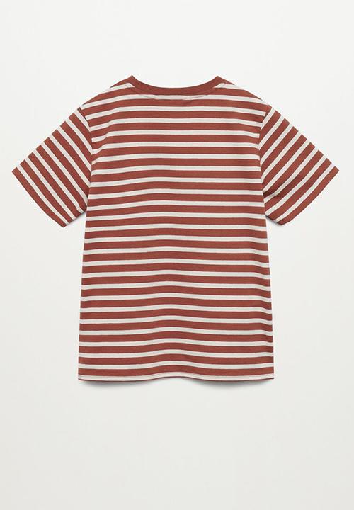 MANGO - T-shirt shaun - rust