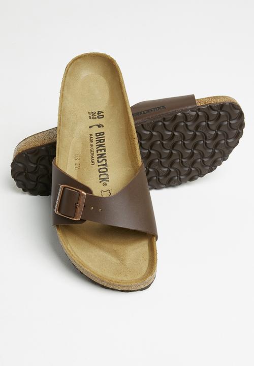 Birkenstock - Madrid birko-flor narrow - dark brown