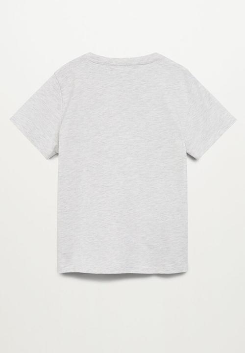 MANGO - T-shirt leon - light grey