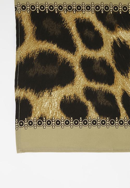 Superbalist - Animal print headscarf - multi