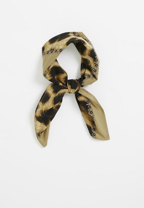 Superbalist - Animal print headscarf - multi