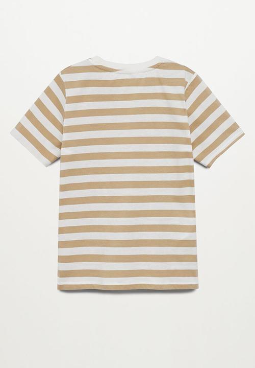 MANGO - T-shirt shaun - off white 