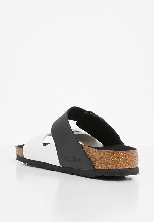 Birkenstock - Arizona split birko-flor regular   black & white