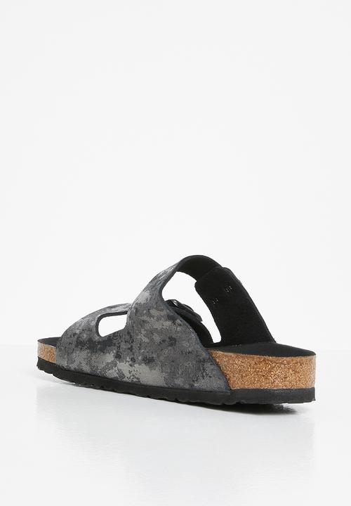 Birkenstock - Arizona suede leather regular - black 