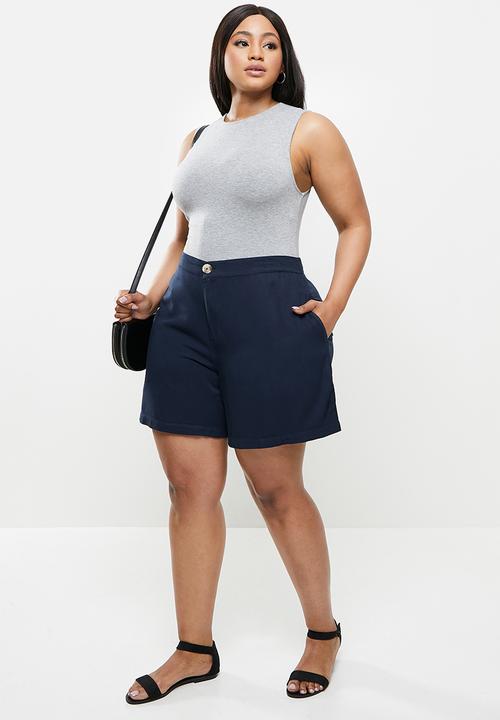 Violeta by Mango - Plus shorts ringo - navy
