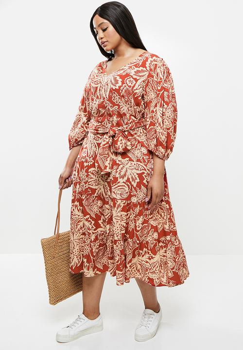 Violeta by Mango - Plus dress colombia - red