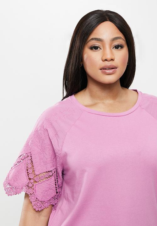 Violeta by Mango - Plus T-shirt simon - purple