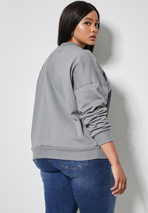 Superbalist - Crew neck sweat - cement