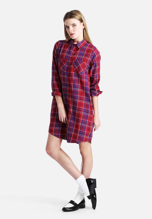 Native Youth - Oversized Check Shirt