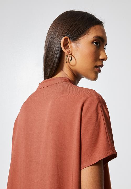 Superbalist - Step tier mandarin trapeze - terracotta