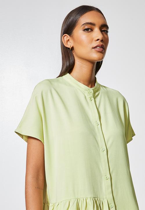 Superbalist - Step tier mandarin trapeze - avocado