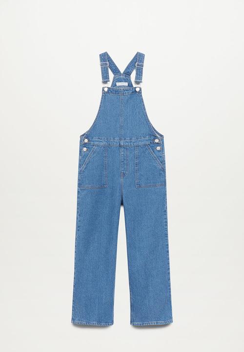 MANGO - Peto frayed - blue