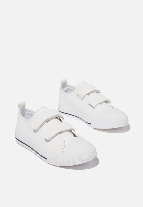 Cotton On - Classic double strap trainer - white