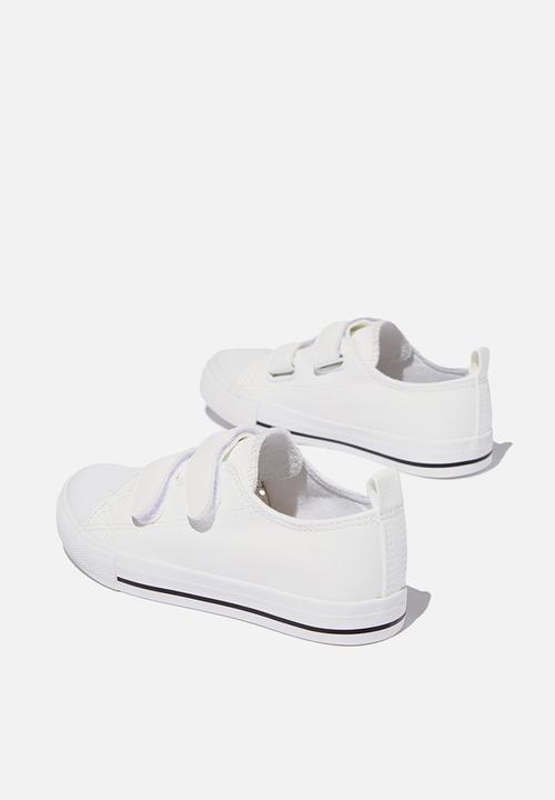 Cotton On - Classic double strap trainer - white