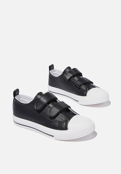 Cotton On - Classic double strap trainer - black