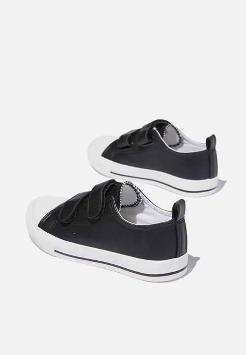 Cotton On - Classic double strap trainer - black