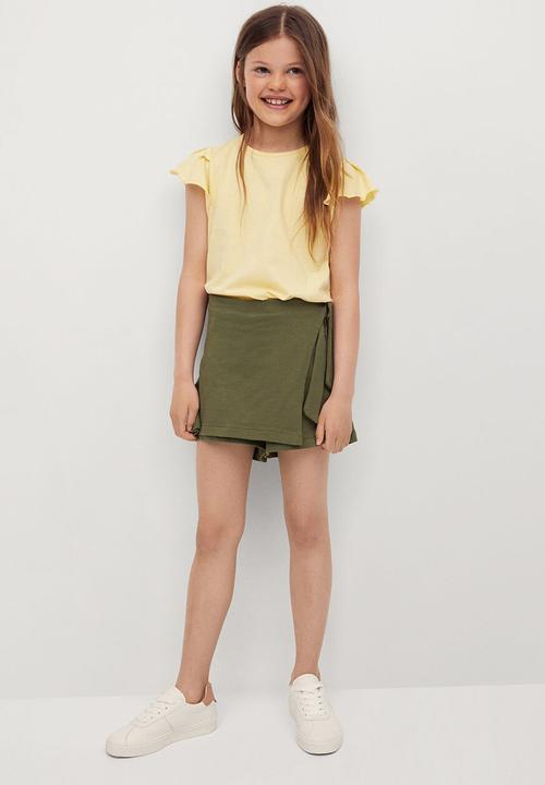 MANGO - Short tenis8 - olive