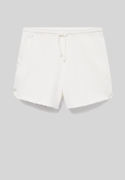 MANGO - Short pastel - white
