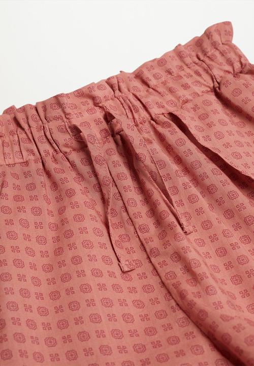 MANGO - Pyjama boho - white & pink