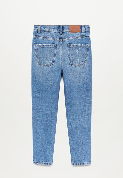 MANGO - Mom jeans - blue