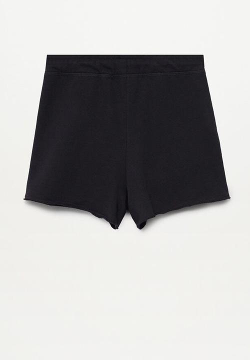 MANGO - Short lea - black