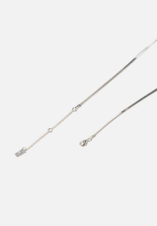 Rubi - Premium single chain necklace - silver