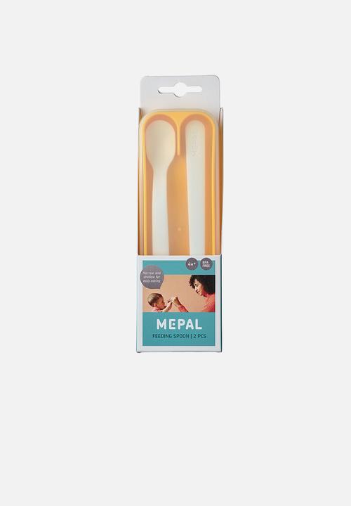 Mepal - Mio feeding  spoon set 2pcs - yellow 