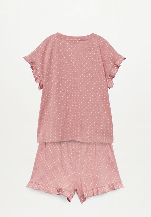 MANGO - Pijama dotti - pink
