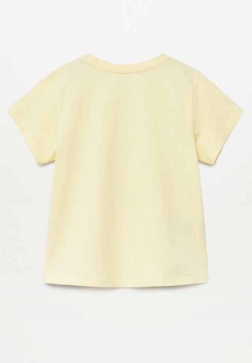 MANGO - Printed T-shirt pecera - yellow