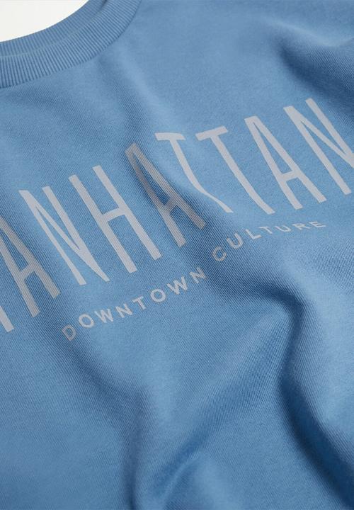 MANGO - Sudadera manhatan - blue