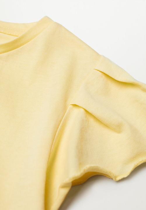 MANGO - Soft short sleeve tee - yellow
