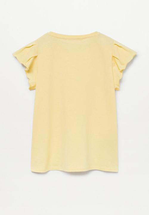 MANGO - Soft short sleeve tee - yellow