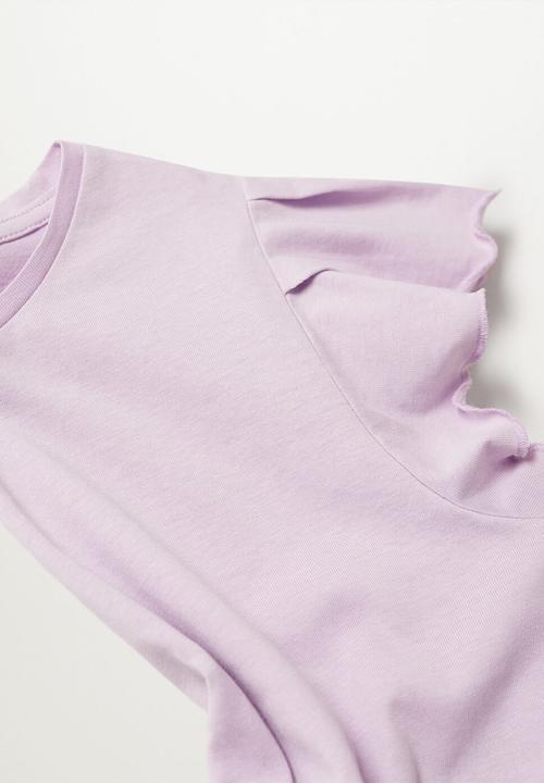 MANGO - Soft short sleeve tee - dark purple