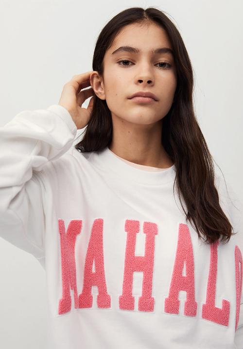 MANGO - Sudadera hawai - white