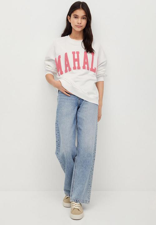 MANGO - Sudadera hawai - white