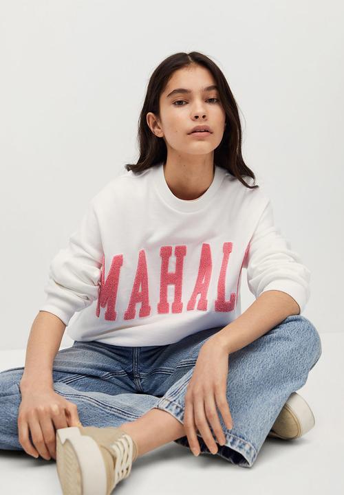 MANGO - Sudadera hawai - white
